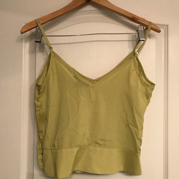 Lime Green Crop Tank - Picture 4 of 4